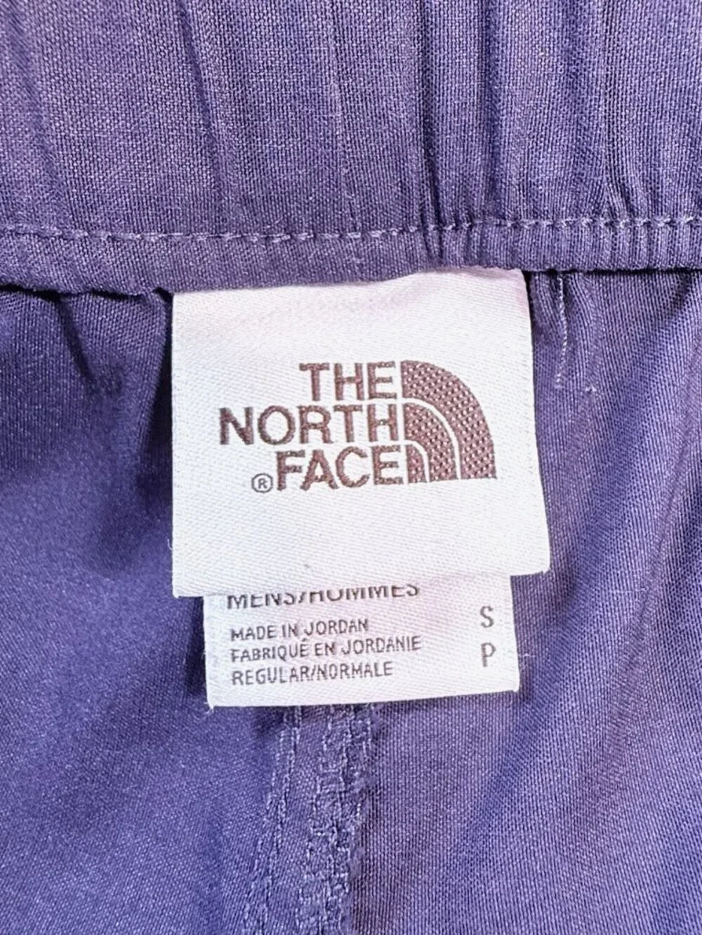 The North Face Mens S Belted Cargo Hiking Shorts Pockets Navy Blue Lightweight